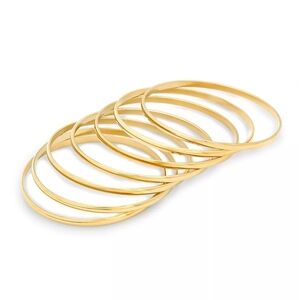 Elegant Gold Bangle Bracelet Set